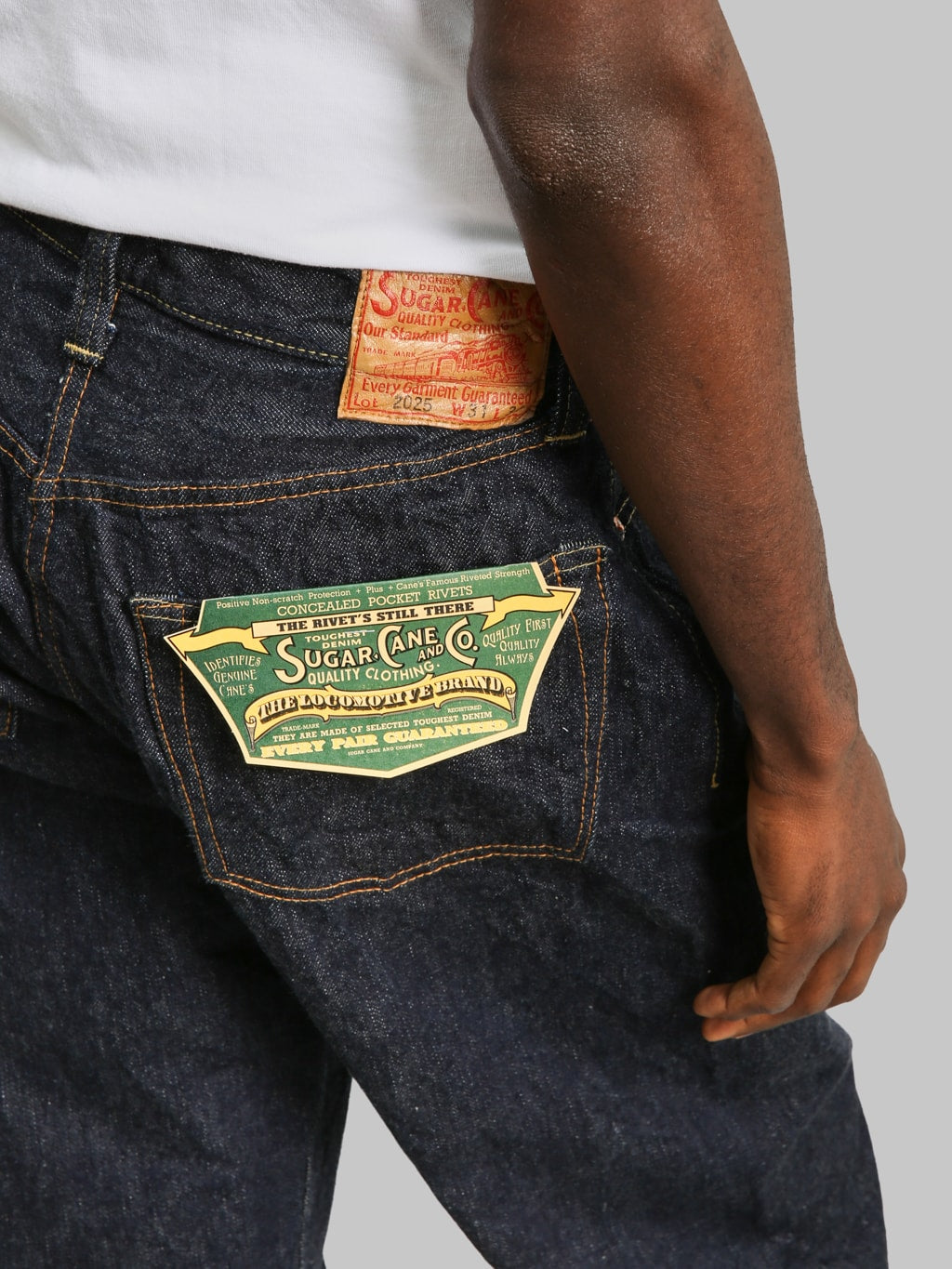 Sugar Cane "Waist Overalls 2025 Model" 13oz Wide Leg Jeans - Redcast Heritage Co.