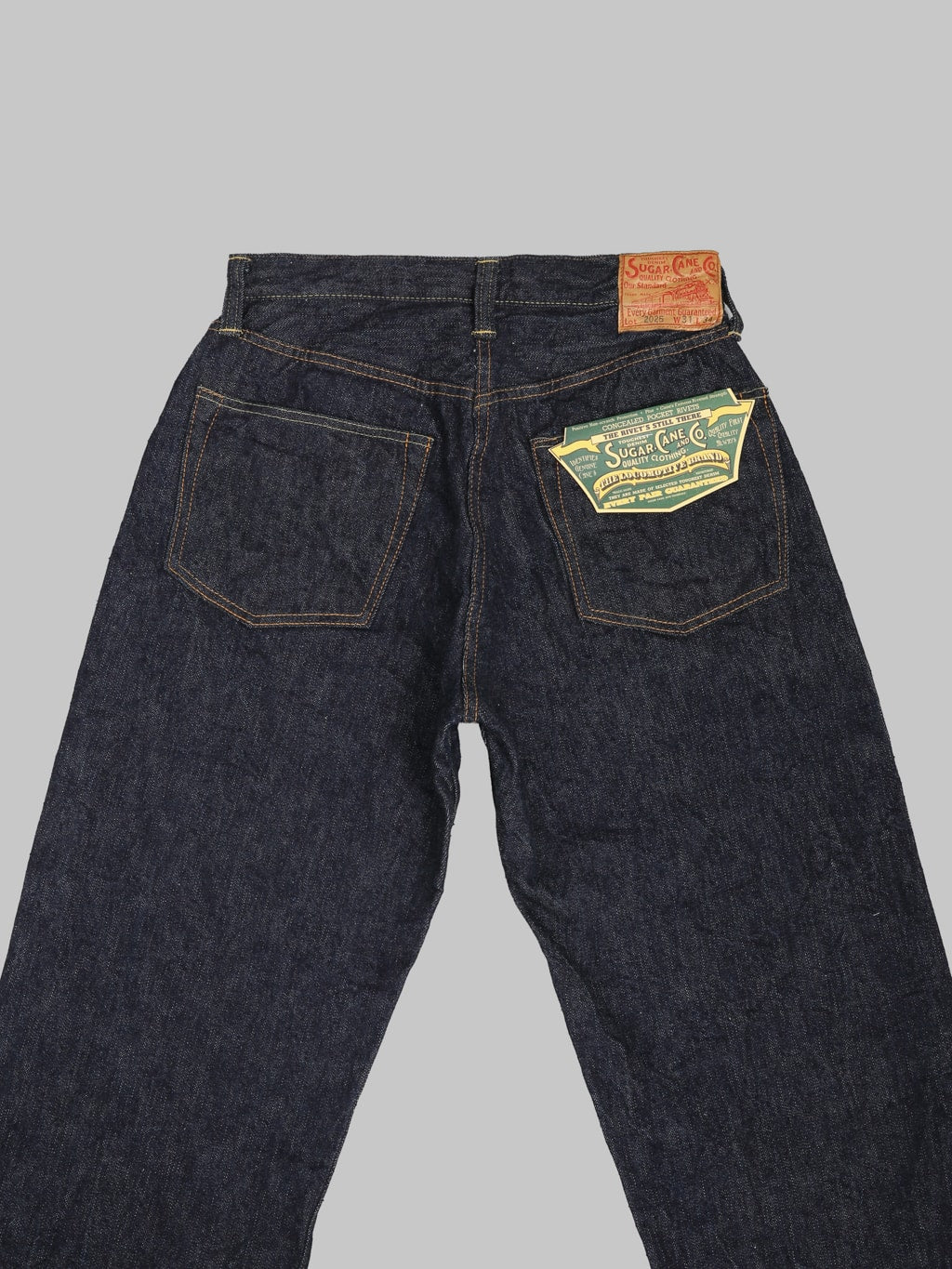 Sugar Cane "Waist Overalls 2025 Model" 13oz Wide Leg Jeans - Redcast Heritage Co.