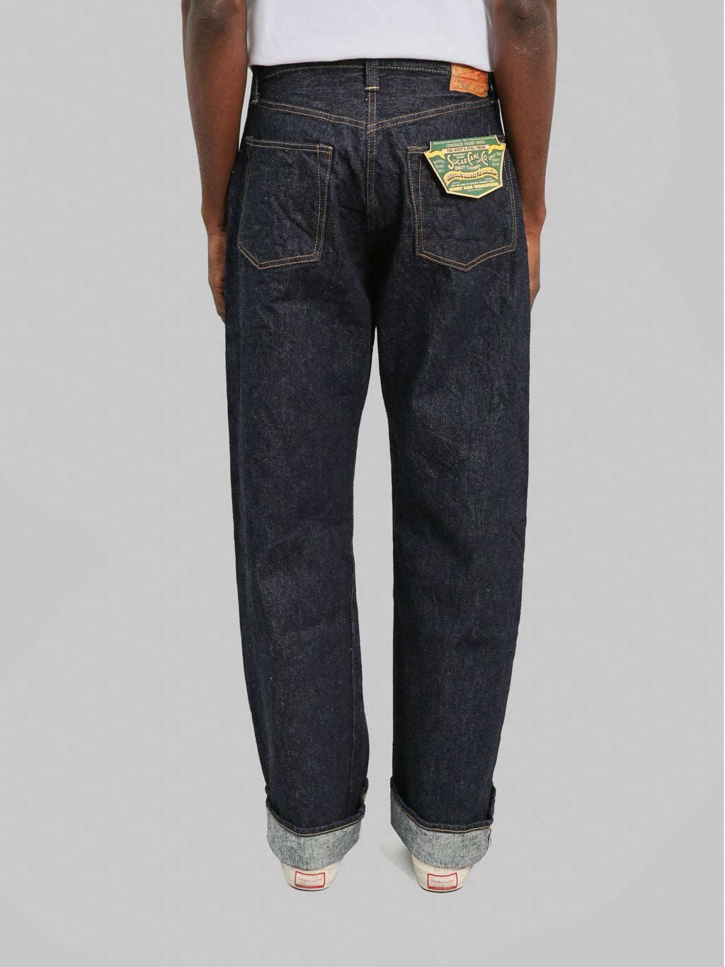 Sugar Cane "Waist Overalls 2025 Model" 13oz Wide Leg Jeans - Redcast Heritage Co.