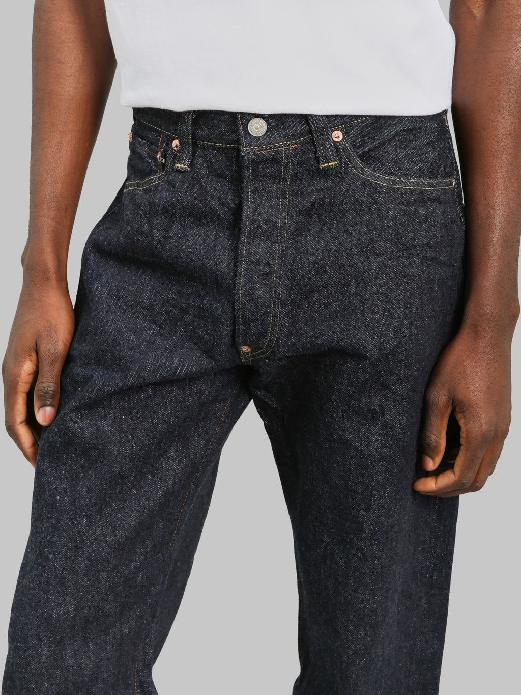 Sugar Cane "Waist Overalls 2025 Model" 13oz Wide Leg Jeans - Redcast Heritage Co.