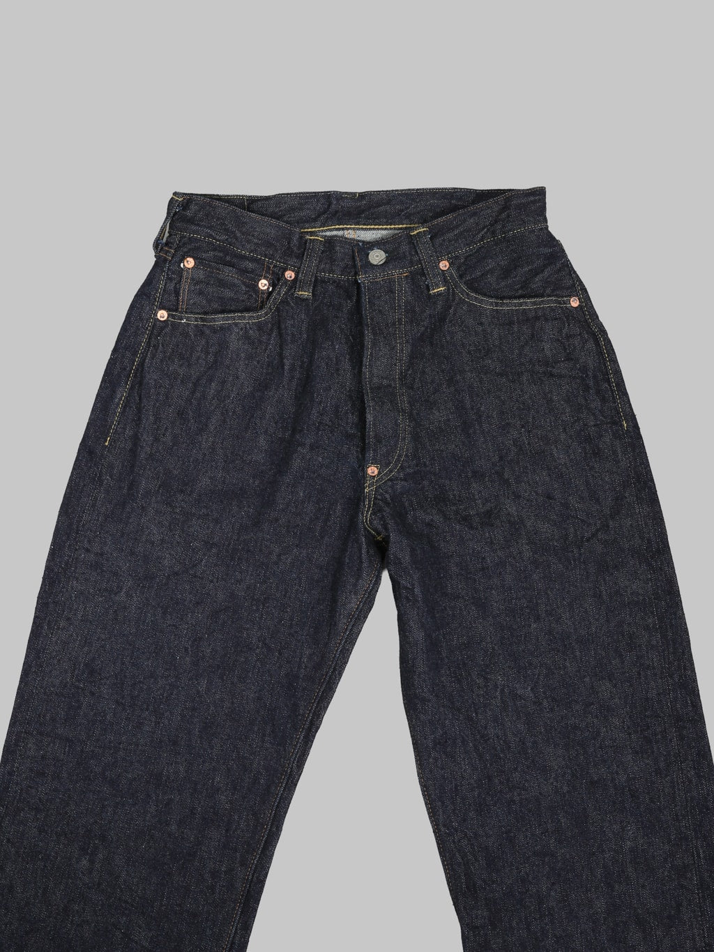 Sugar Cane "Waist Overalls 2025 Model" 13oz Wide Leg Jeans - Redcast Heritage Co.