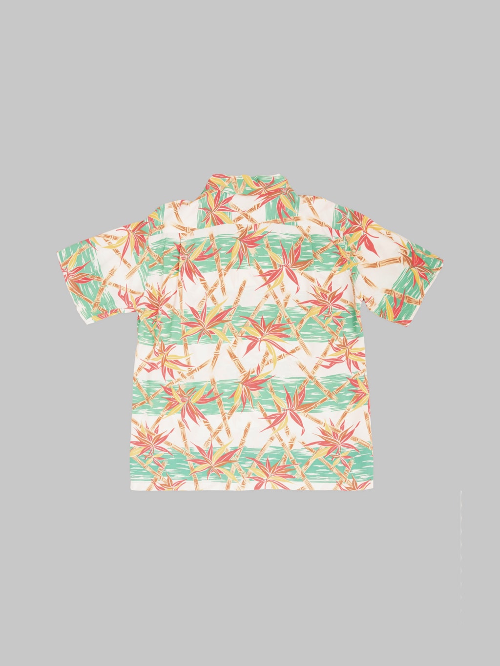 Sun Surf Bamboo Grasslands Hawaiian Shirt Green