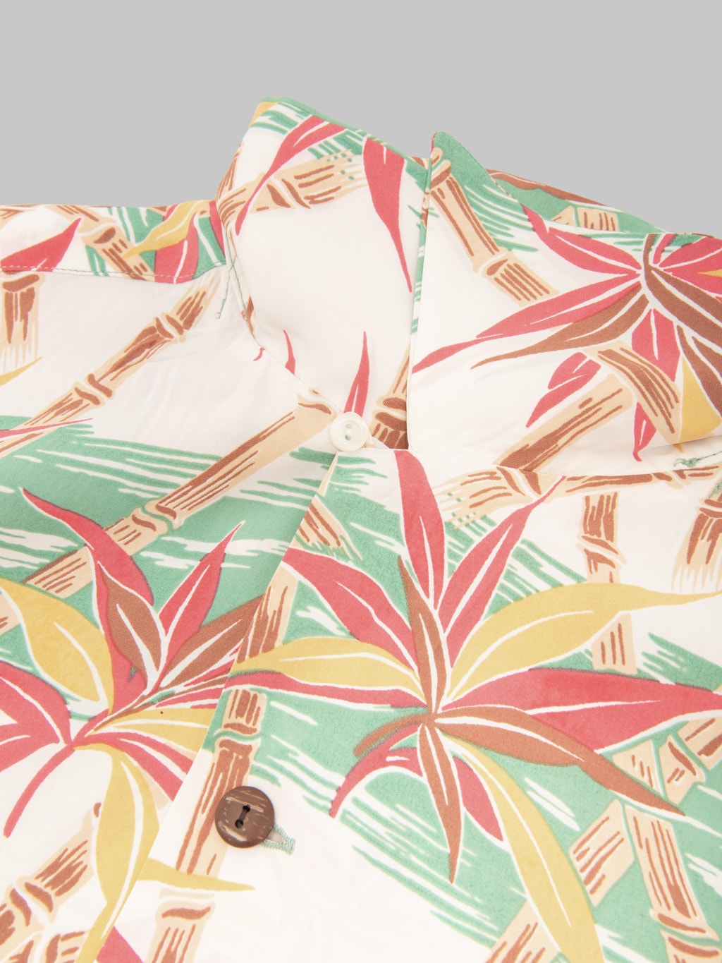 Sun Surf Bamboo Grasslands Hawaiian Shirt Green