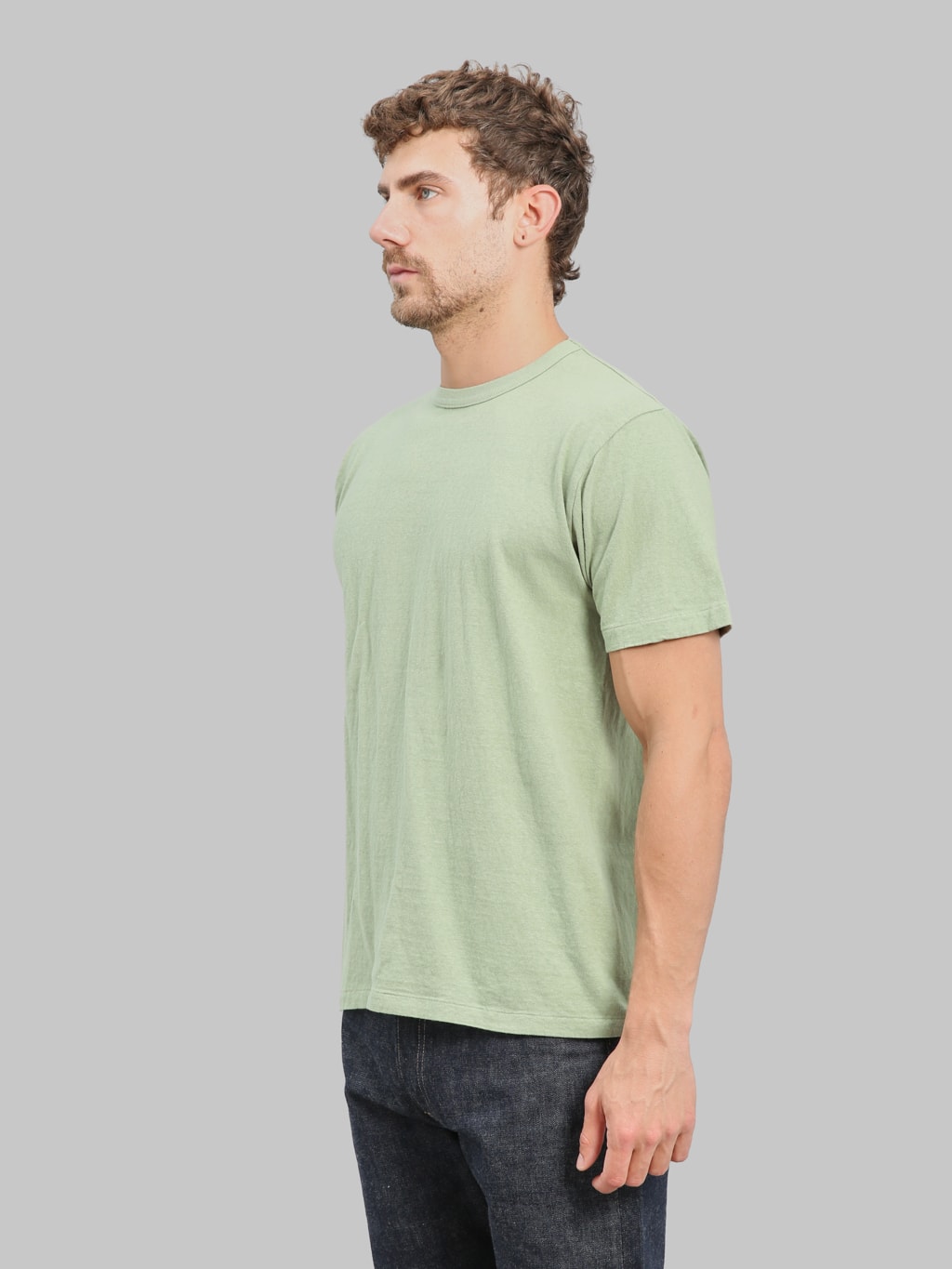 Sunray Sportswear Haleiwa 260gsm Ochiwata Recycled Cotton T-Shirt Green Bay