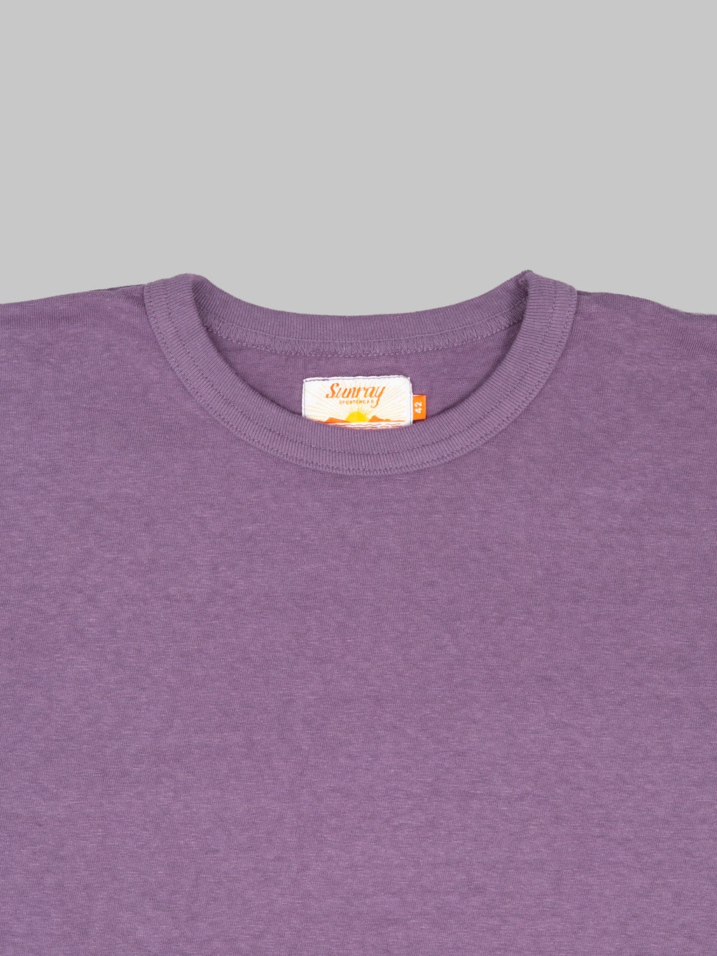 Sunray Sportswear Haleiwa 260gsm Ochiwata Recycled Cotton T-Shirt Vintage Violet
