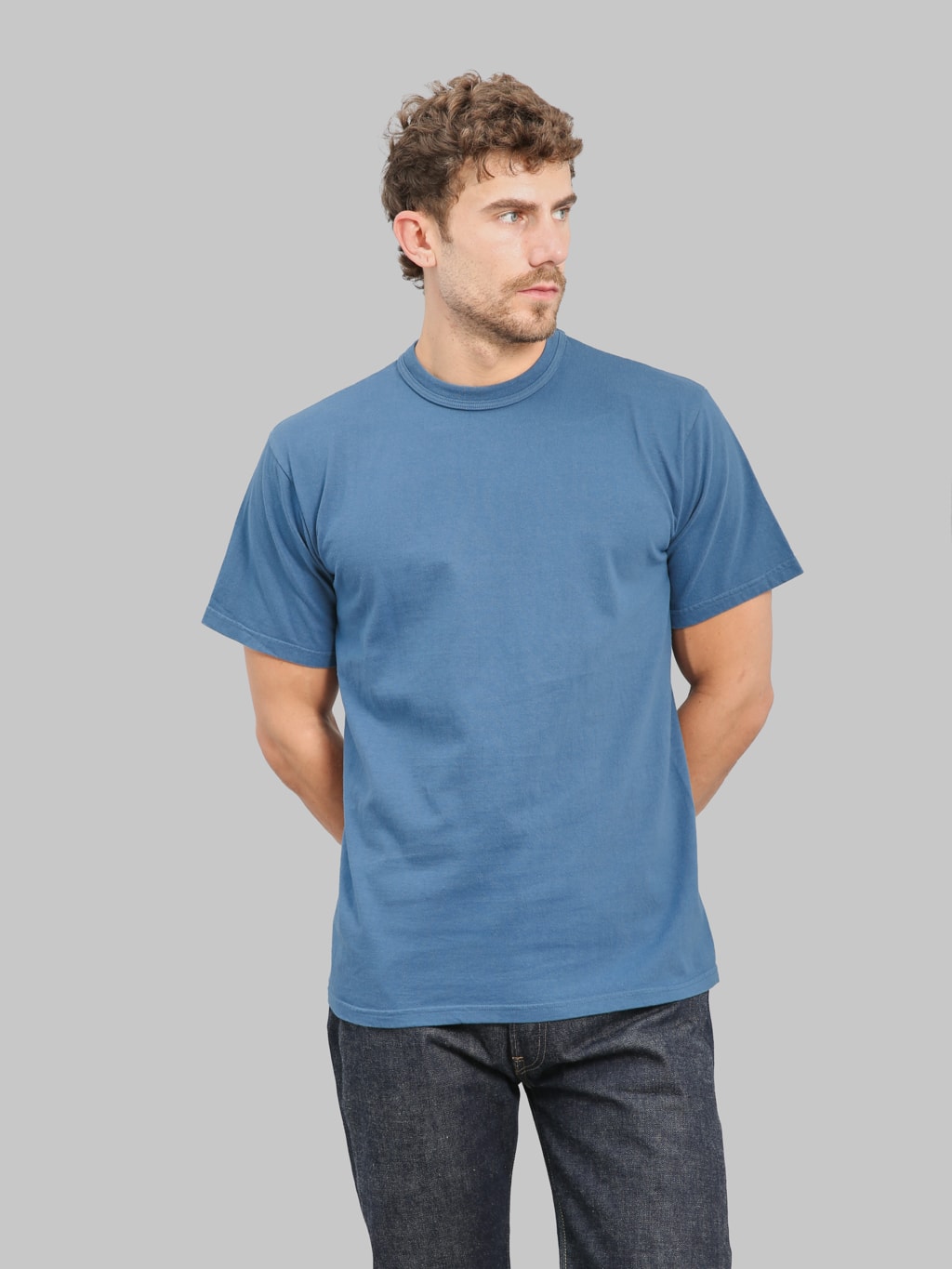 その他 [M]Karate Tee Light Blue Sunray Sportswear Makaha 300gsm Japanese T-Shirt Indian Teal | Japan