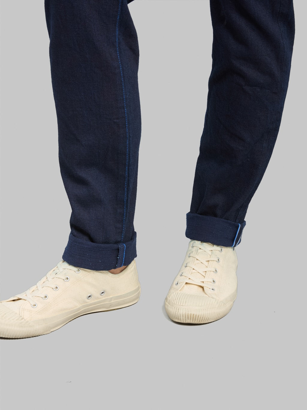 Tanuki TNK202ID "Indigo x Indigo" 15oz High Tapered Jeans