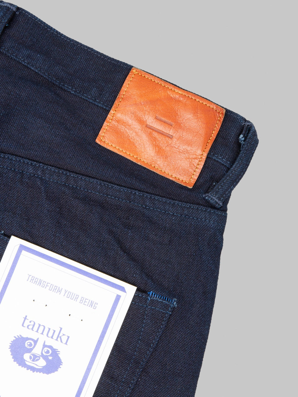 Tanuki TNK202ID "Indigo x Indigo" 15oz High Tapered Jeans