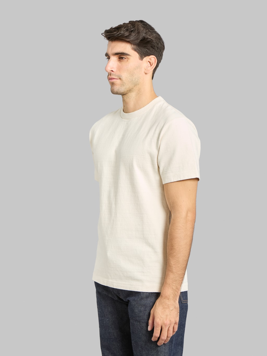 Tanuki Heavy Shiramayu T-Shirt Natural