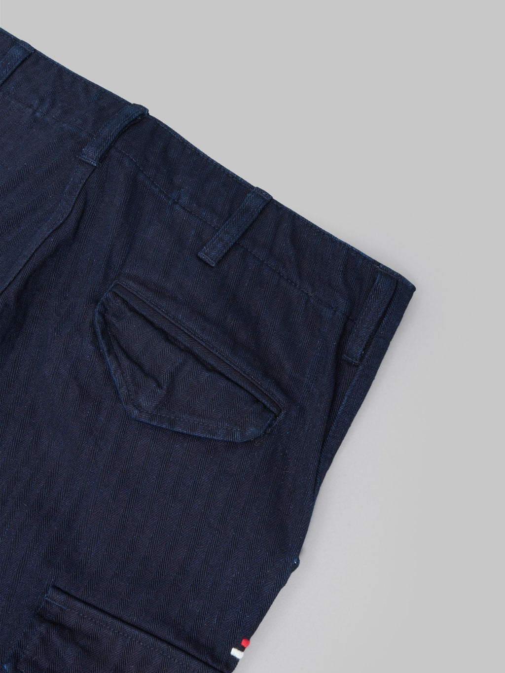 tanuki herringbone m65 pants indigo contemporary repro