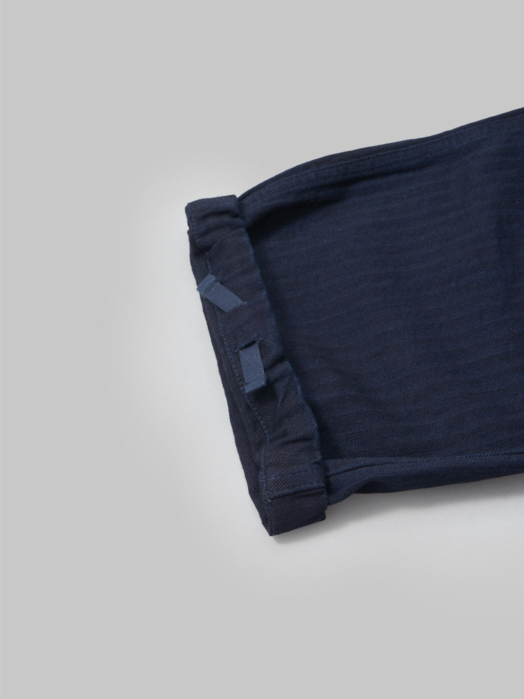 tanuki herringbone m65 pants indigo  weft