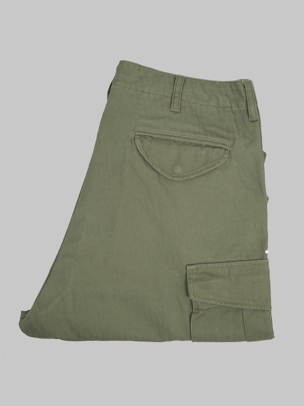 Tanuki Herringbone M-65 Pants Army Green