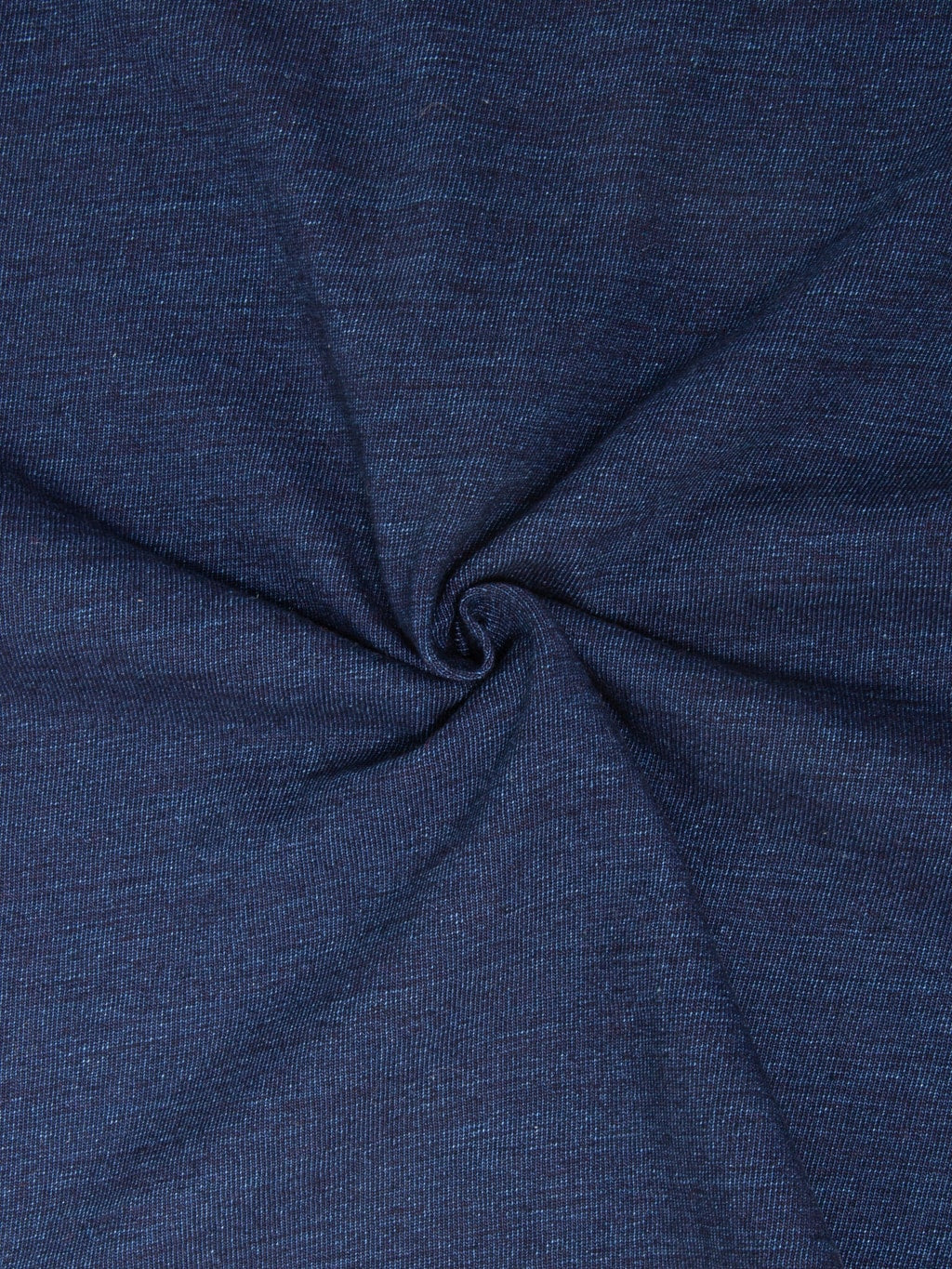 Tanuki HSS Heavy Shinkai Indigo Henley TShirt texture