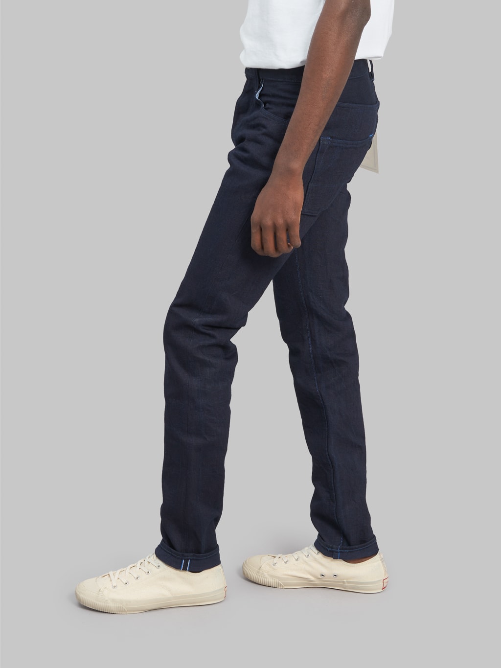 Tanuki IDHT "Indigo x Indigo" 15oz High Tapered Jeans
