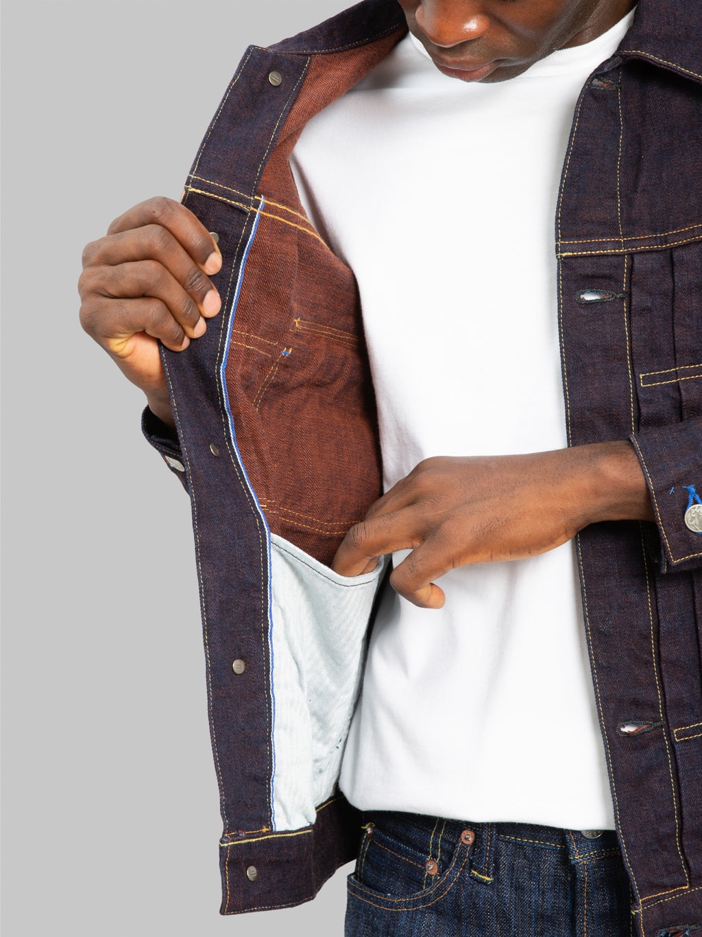 Tanuki TNK402KH "Kakishibu" 14.5oz Type II Jacket