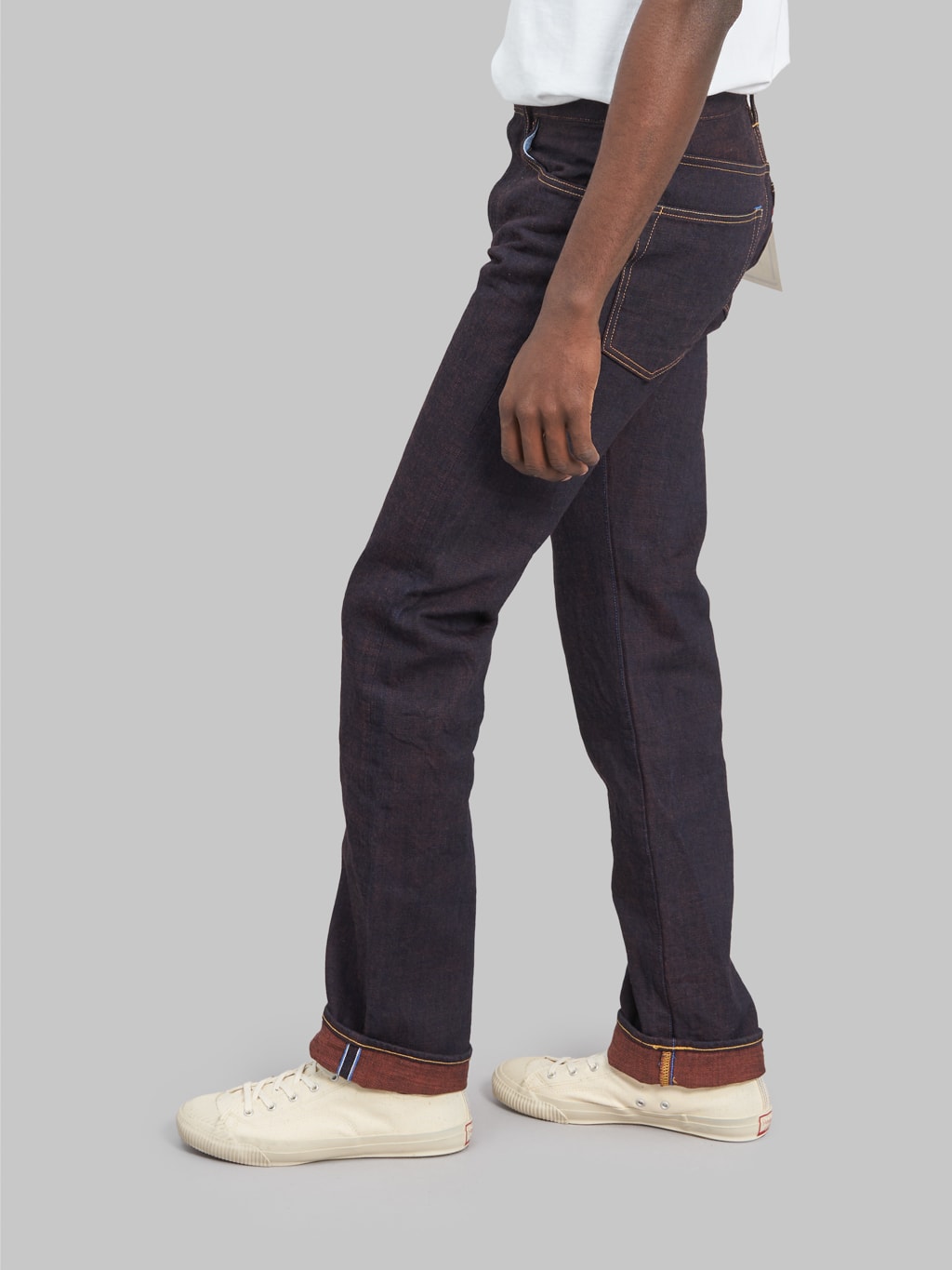 Tanuki KR "Kakishibu" 14.5oz Regular Straight Jeans