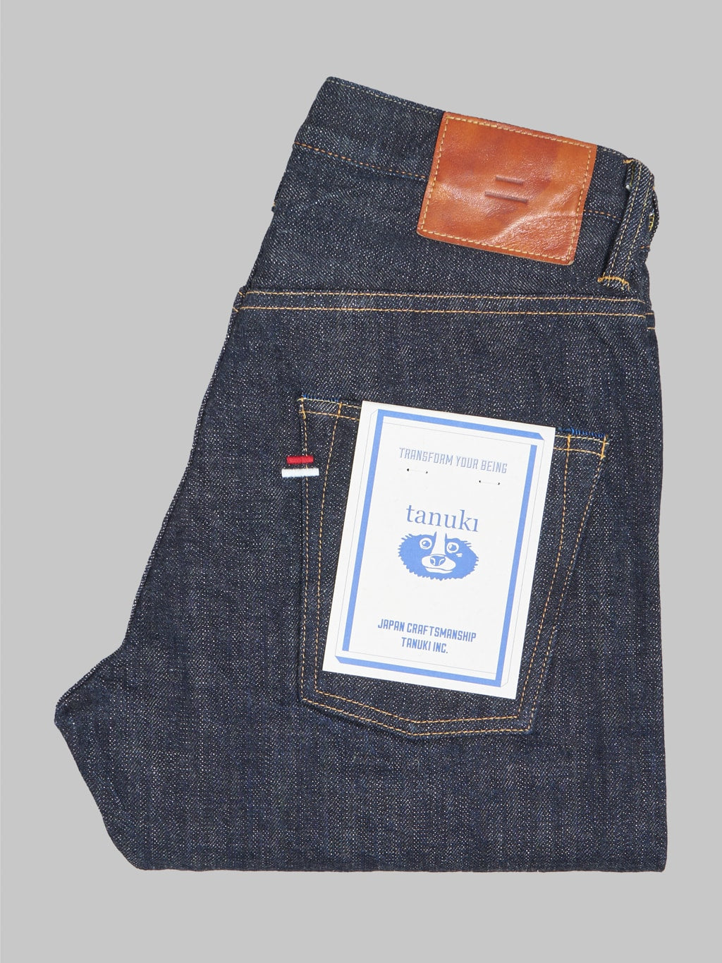 tanuki zdt zetto 14oz draft tapered selvedge jeans made in japan