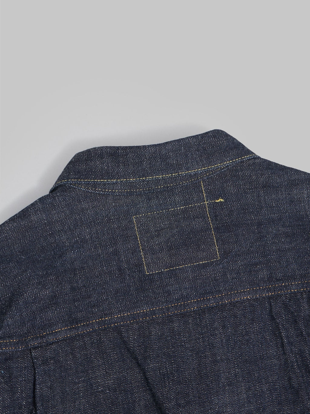 tanuki zetto benkei 15oz type ii denim jacket stitching