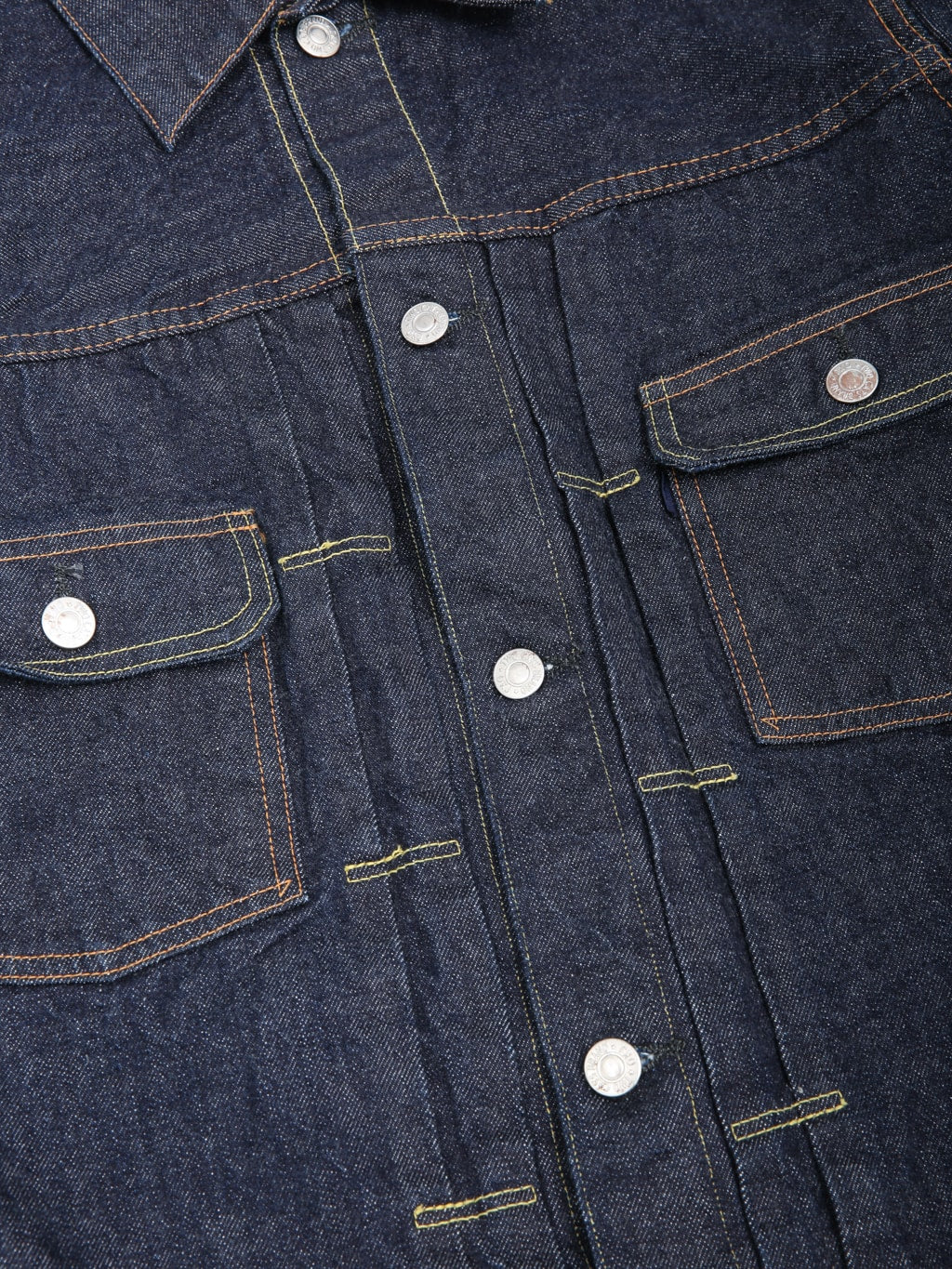 TCB 50s Type II Denim Jacket custom buttons