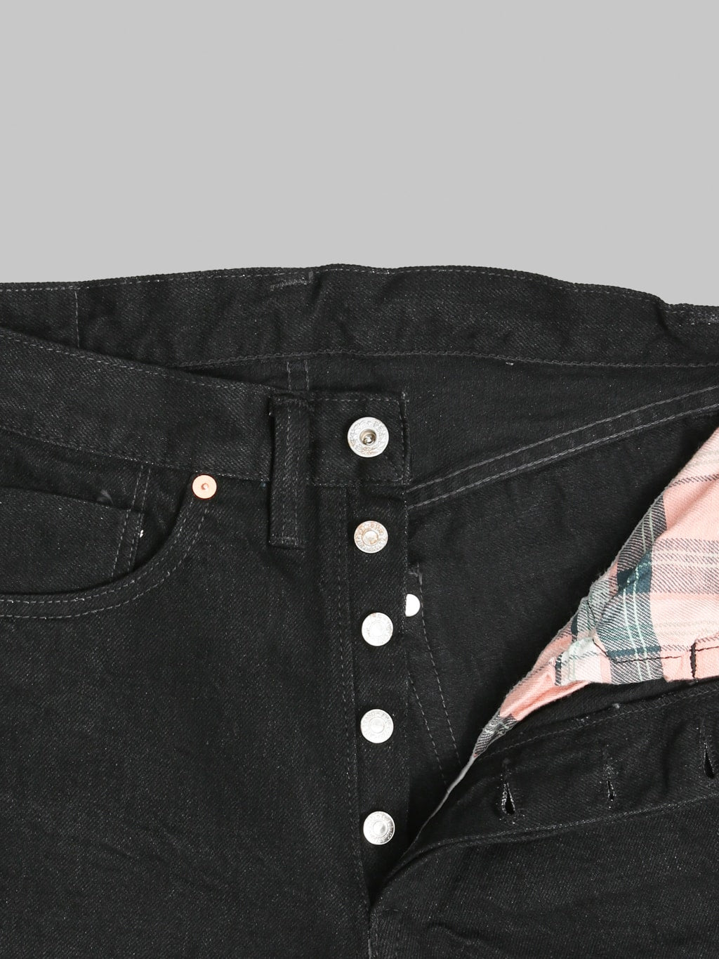 TCB Late S40´s WWII 14oz Regular Straight Jeans Black