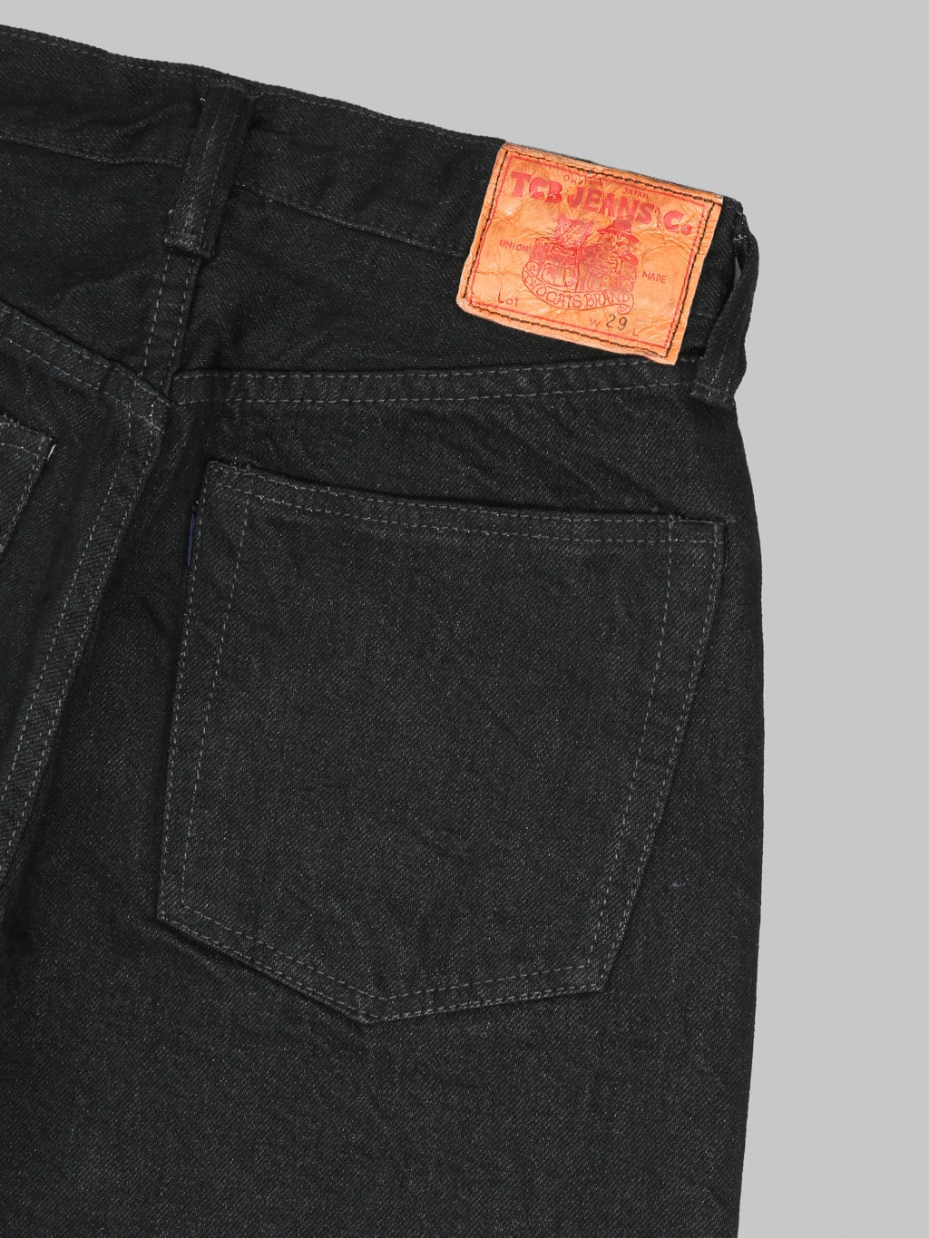 TCB Late S40´s WWII 14oz Regular Straight Jeans Black