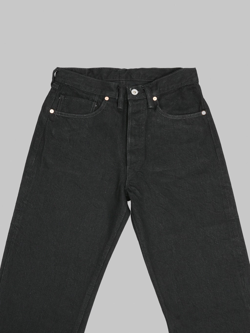 TCB Late S40´s WWII 14oz Regular Straight Jeans Black