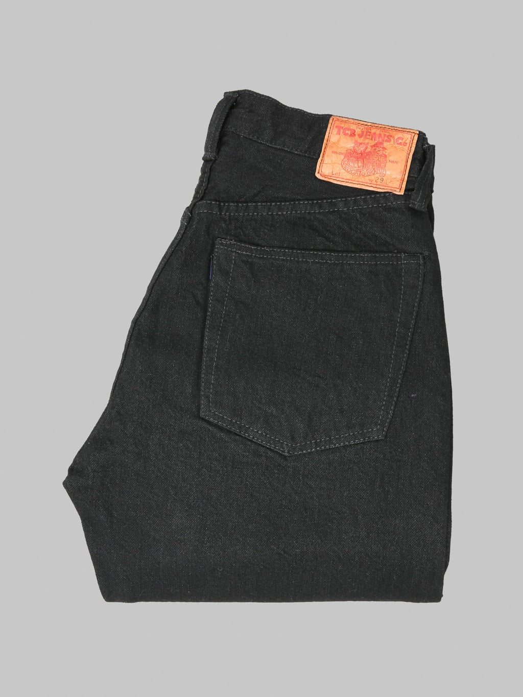 TCB Late S40´s WWII 14oz Regular Straight Jeans Black