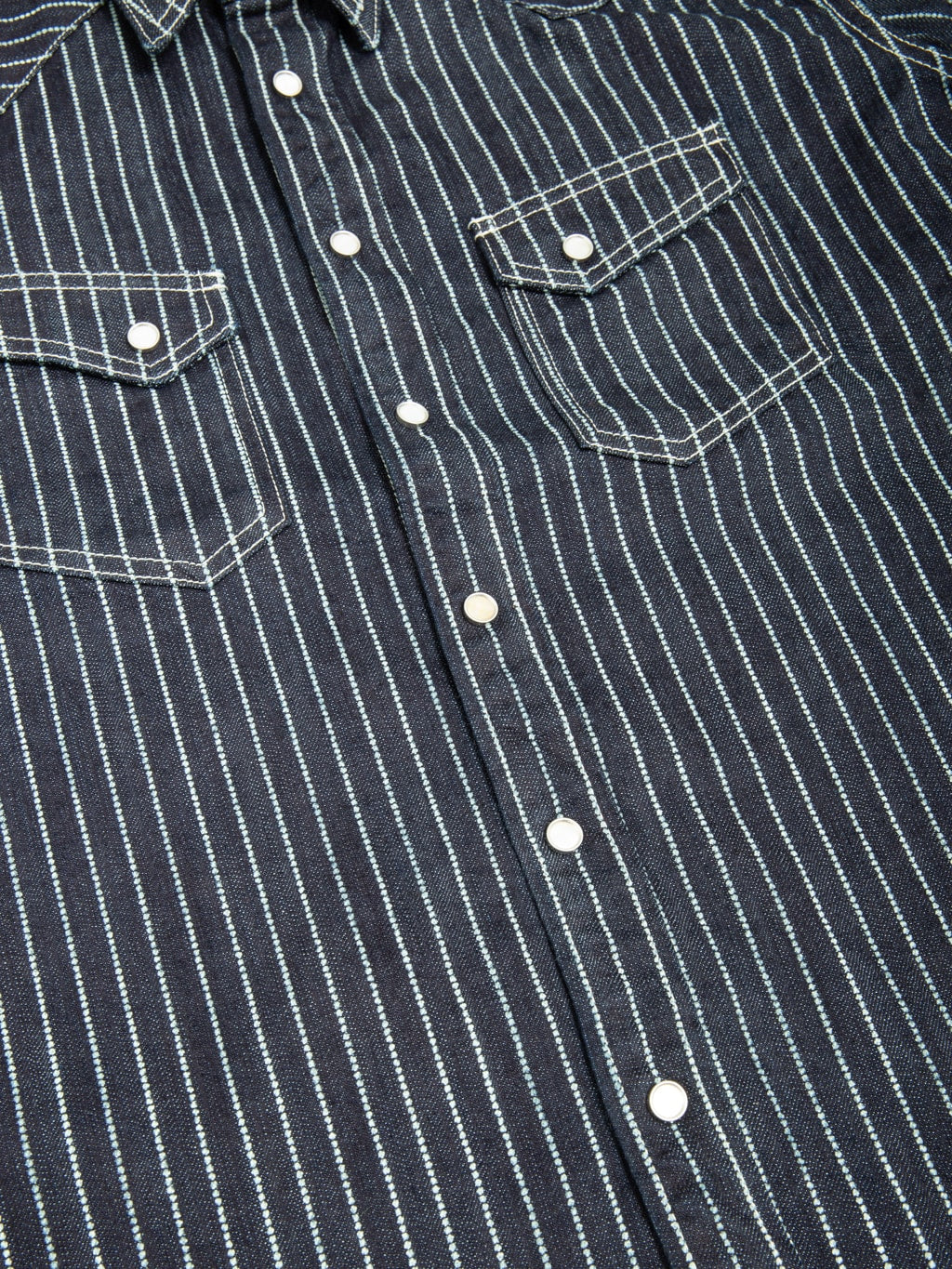 The Flat Head 10oz Indigo Wabash Western Shirt