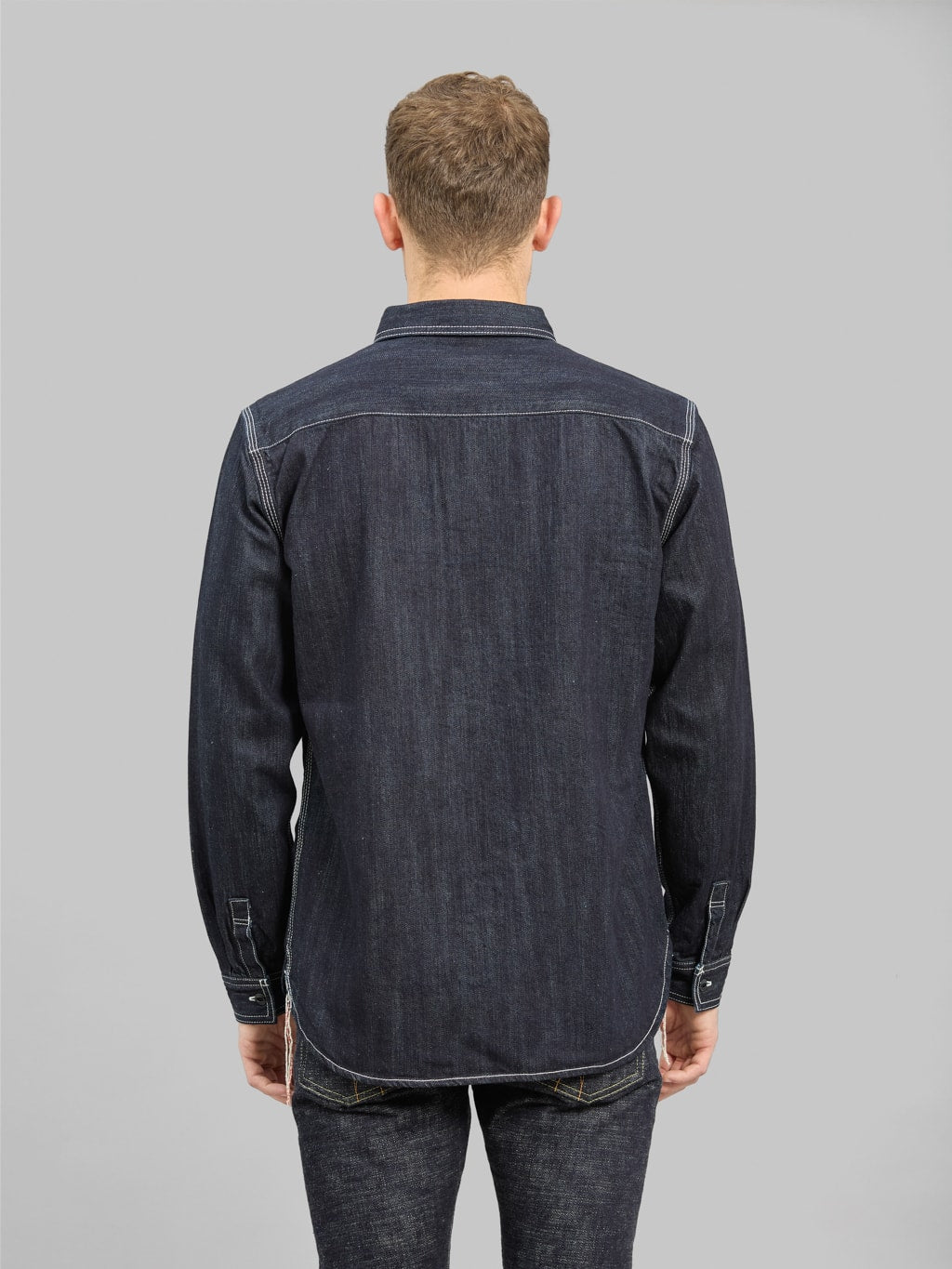 The Flat Head 10oz Denim Work Shirt