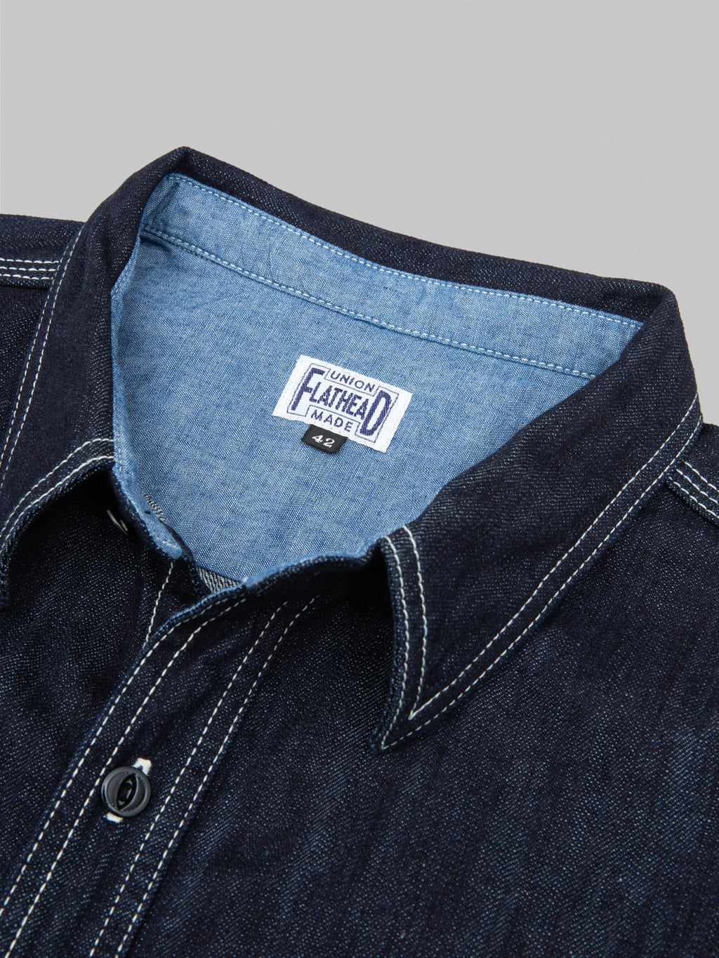 The Flat Head 10oz Denim Work Shirt