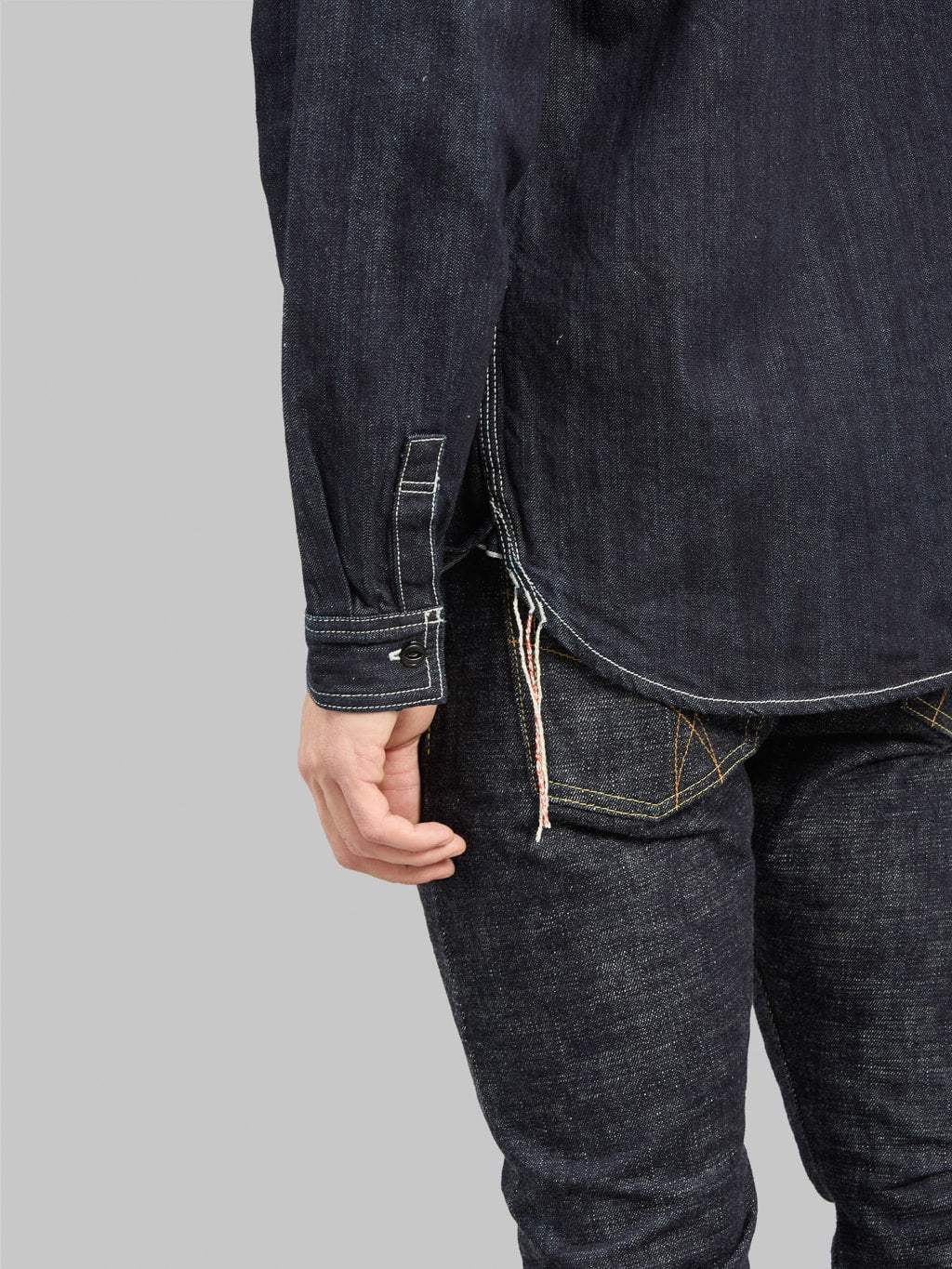 The Flat Head 10oz Denim Work Shirt