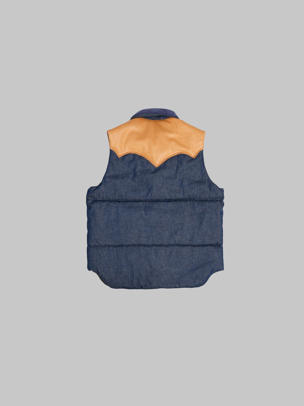 The Flat Head 12.5oz Denim Puff Vest