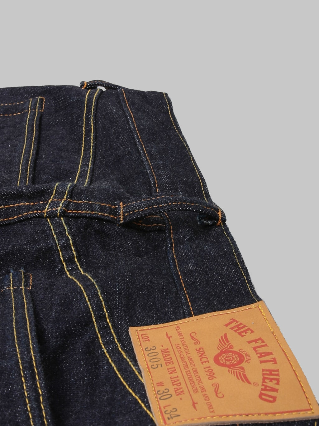 The Flat Head 3005 14.5oz Regular Straight Jeans