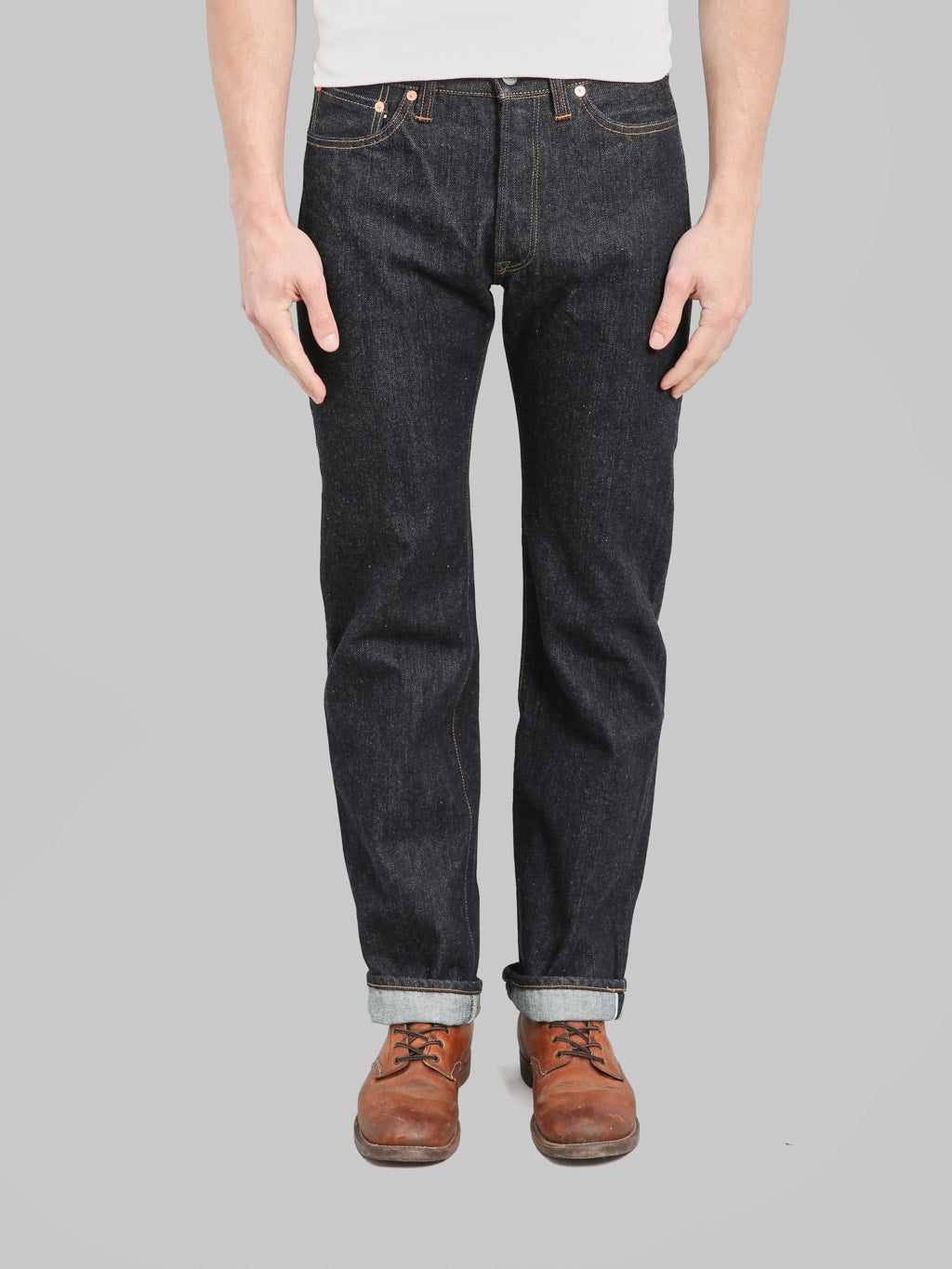 The Flat Head 8005 18oz Regular Straight Jeans