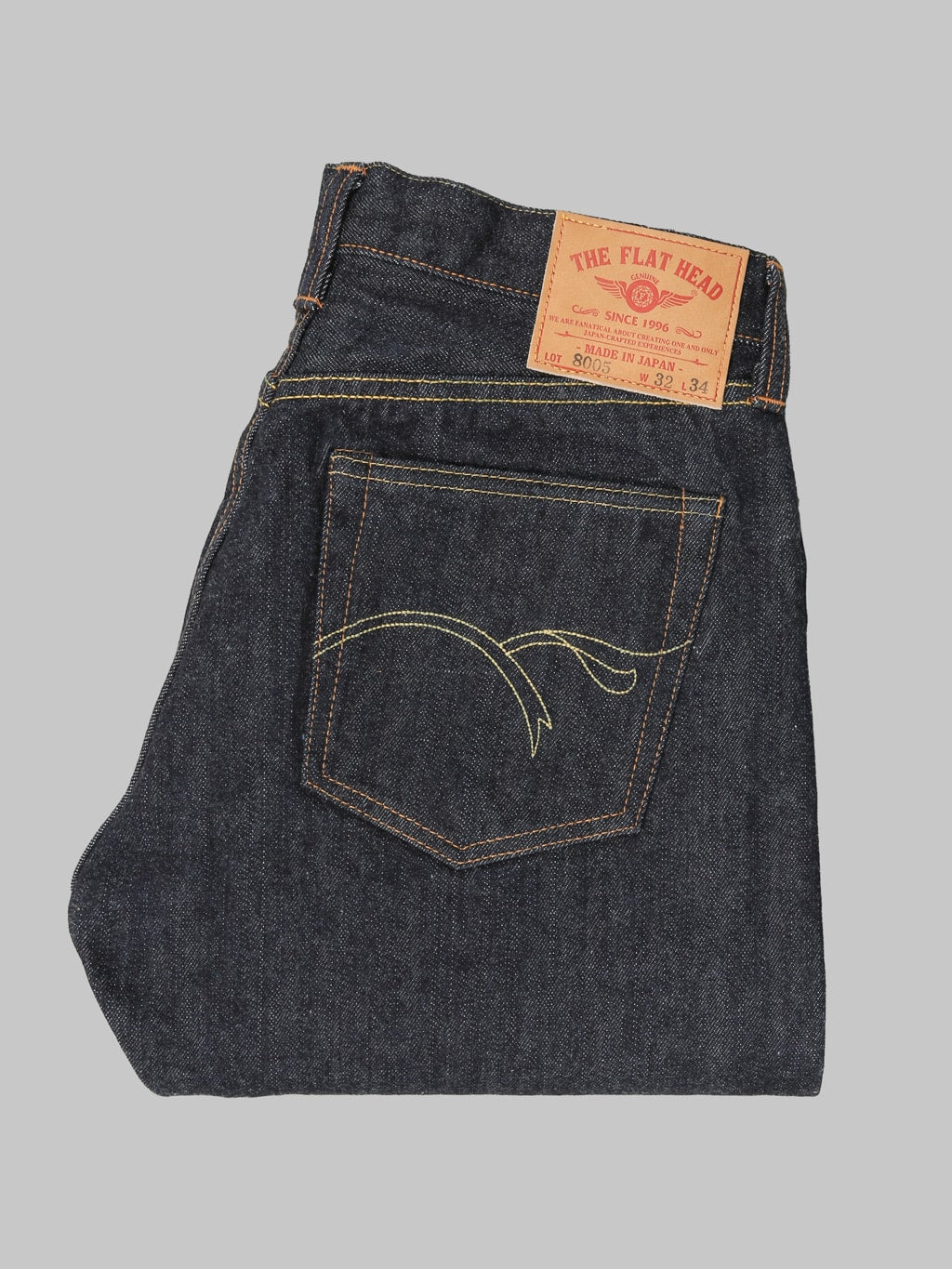 The Flat Head 8005 18oz Regular Straight Jeans