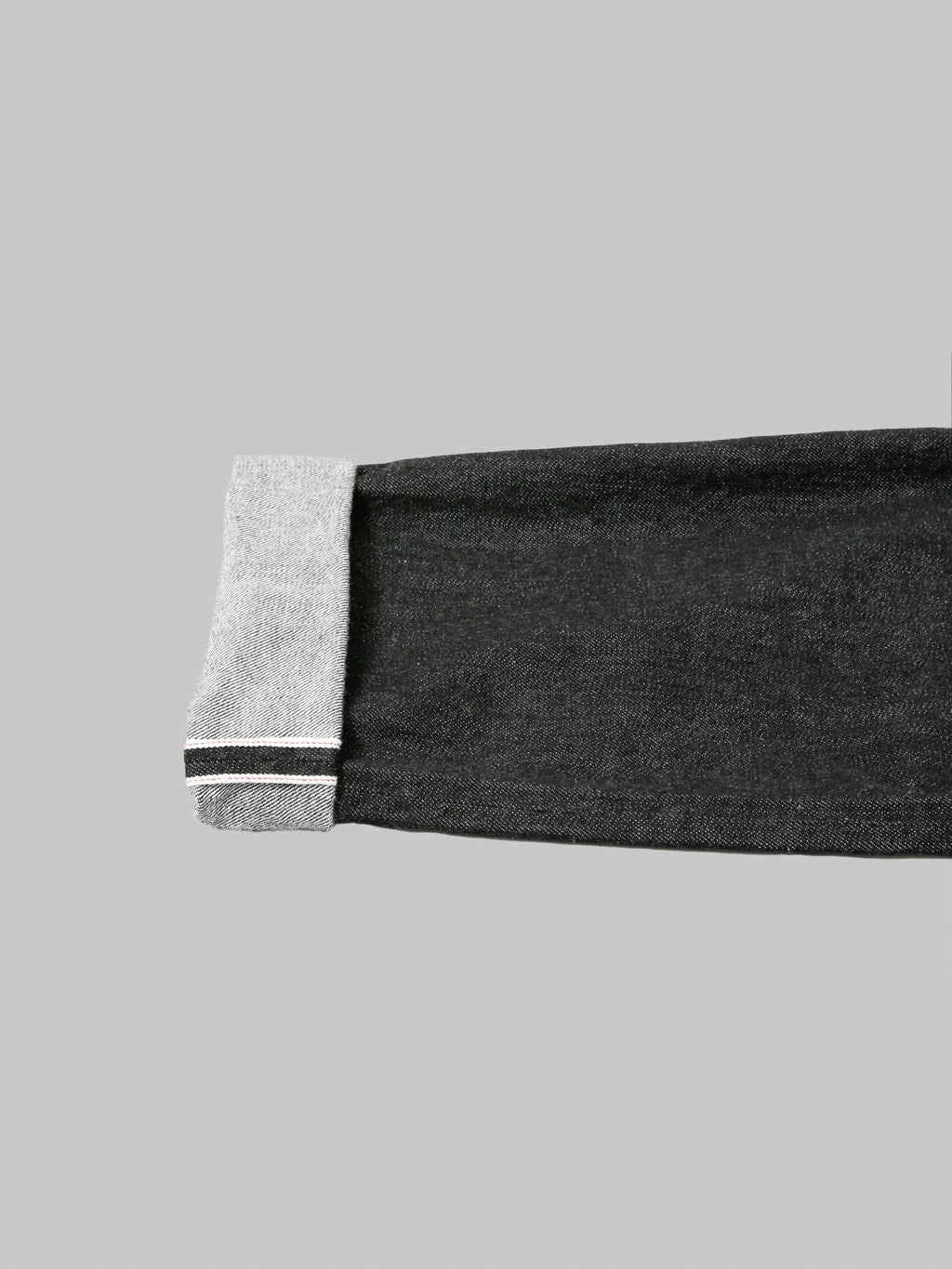 The Flat Head DB004 12.5oz Wide Tapered Jeans Black