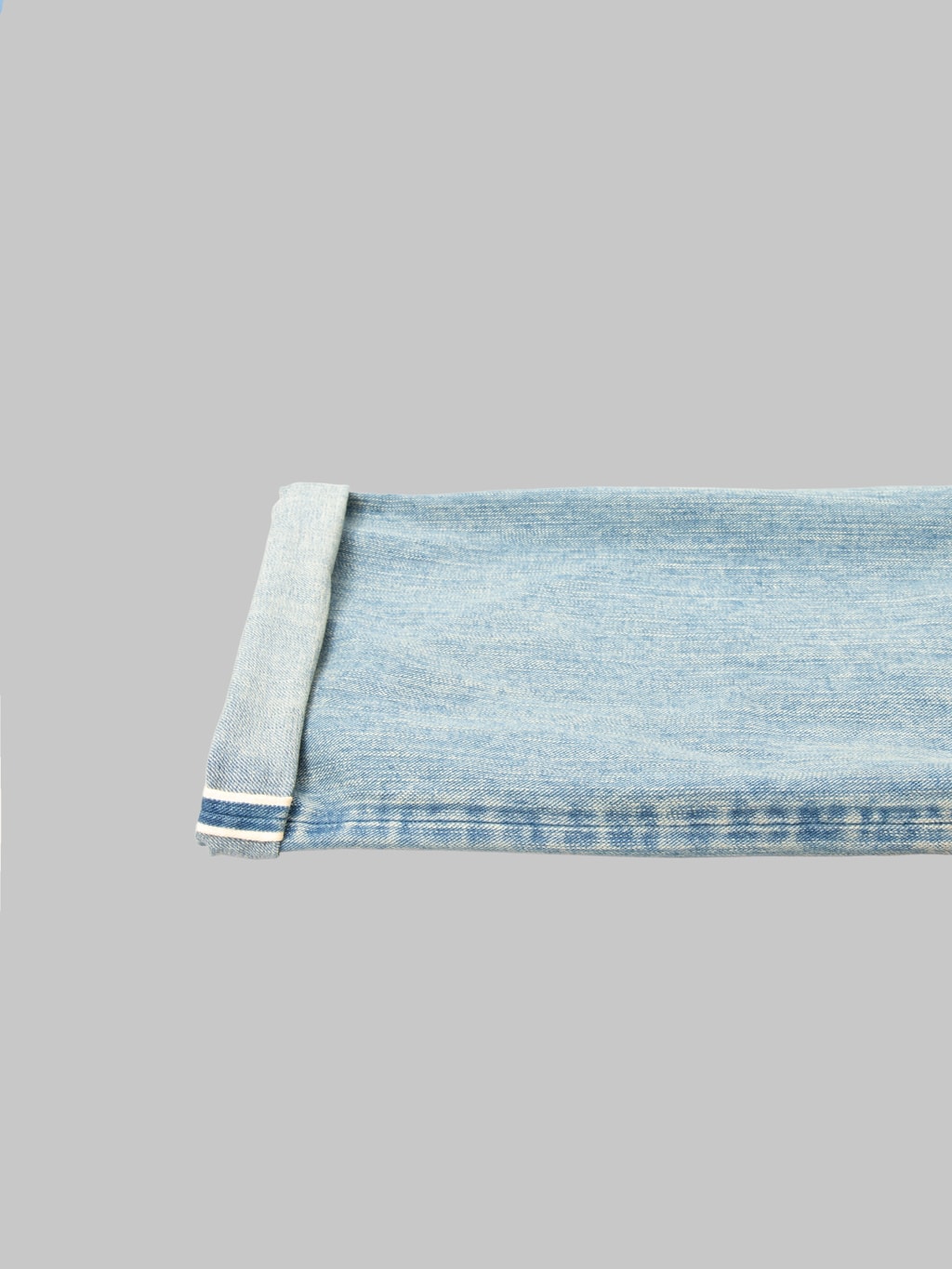 The Flat Head FN-D111C 14.5oz "Real Aging" Light Indigo Wide Straight Jeans