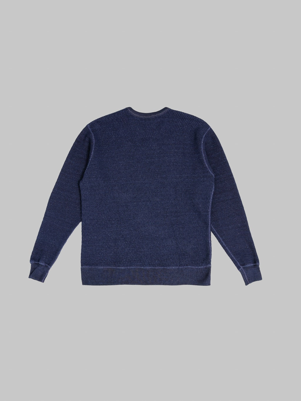The Flat Head Long Sleeve Indigo Knit Heavy Thermal