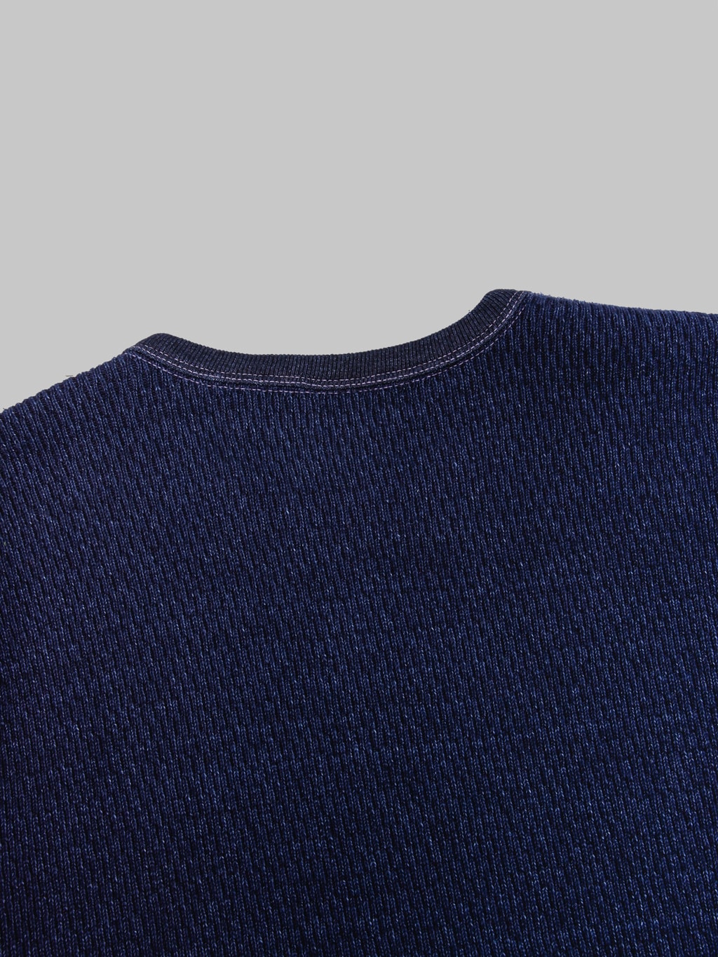 The Flat Head Long Sleeve Indigo Knit Heavy Thermal
