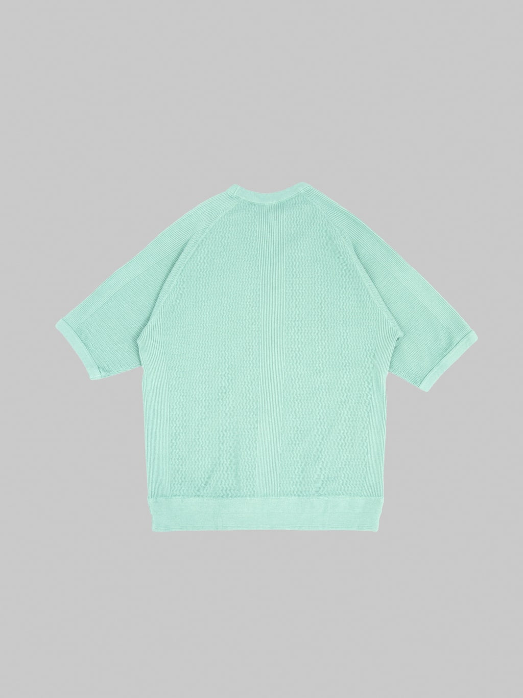 The Flat Head FN-THW-002 Raglan Sleeve Thermal T-Shirt Green