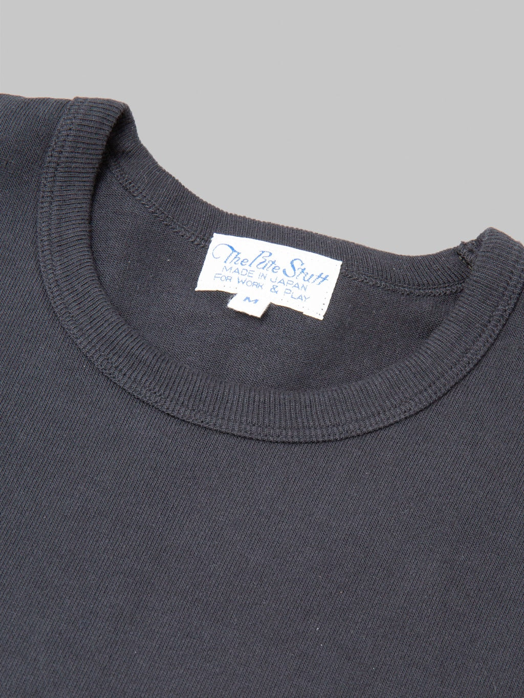 The Rite Stuff Heavyweight 9oz Loopwheel Tee Black stitching