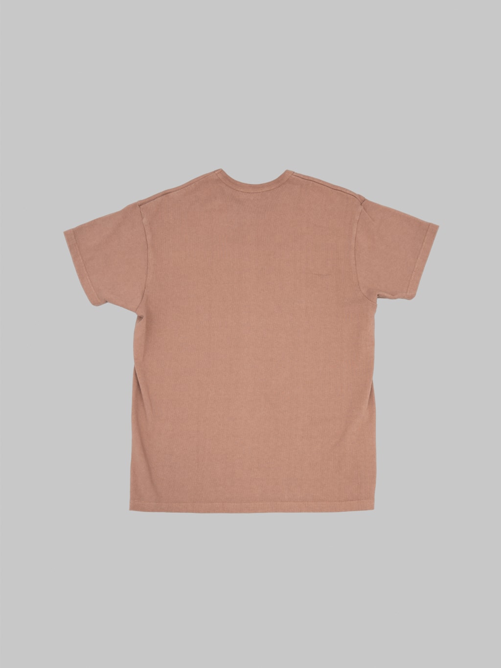 The Rite Stuff Heavyweight 9oz Loopwheel Tee Taupe back fit