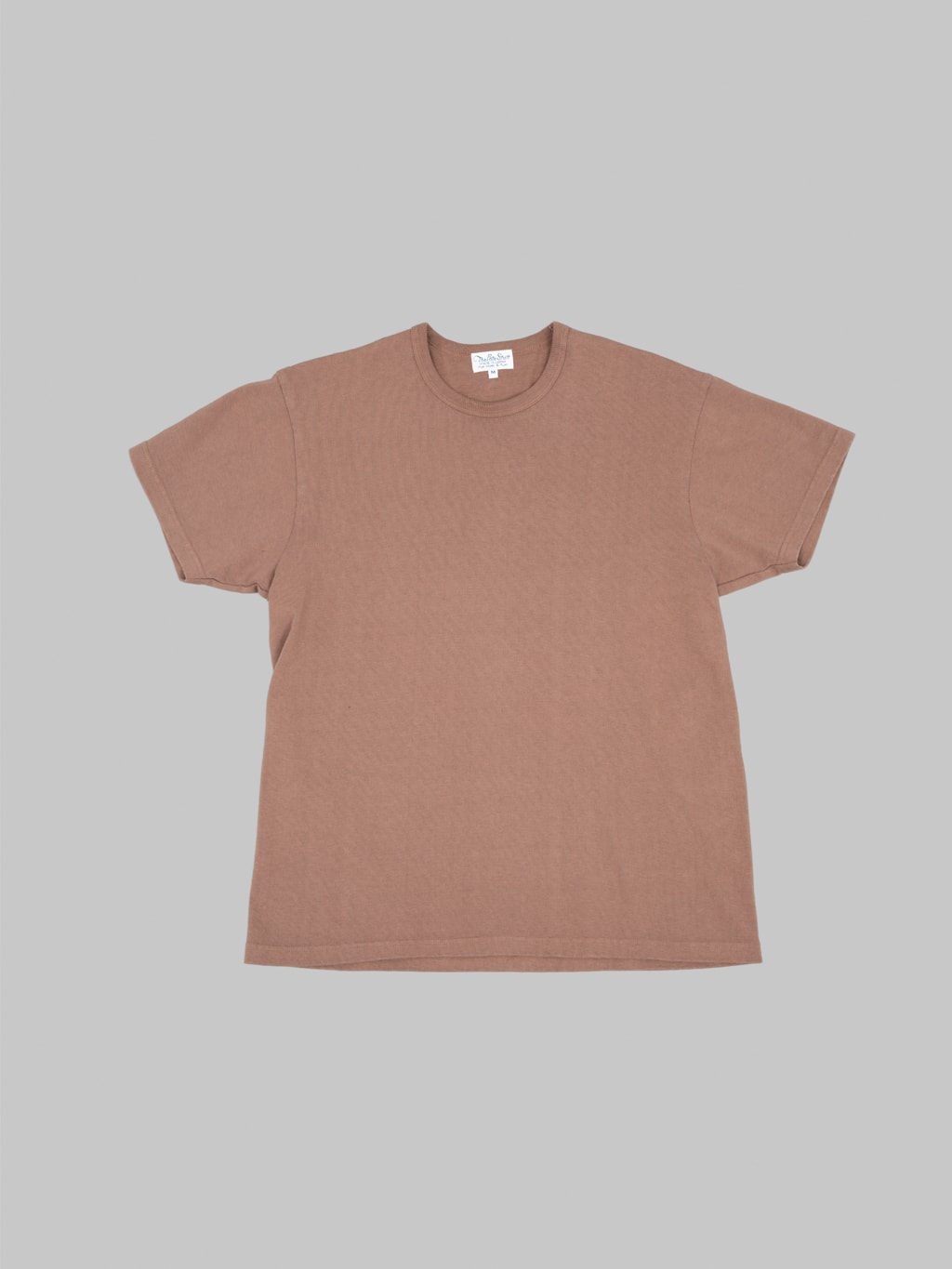 The Rite Stuff Heavyweight 9oz Loopwheel Tee Taupe front fit