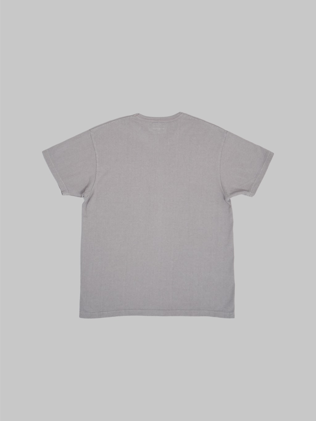 the rite stuff heavyweight 9oz loopwheel tshirt grey back