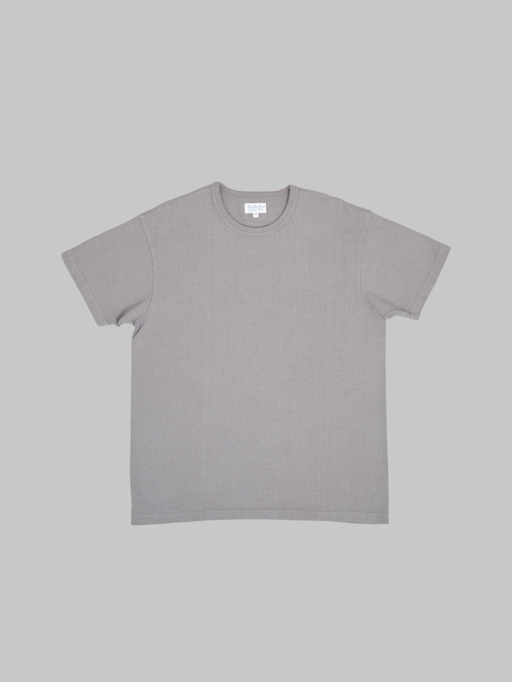 the rite stuff heavyweight 9oz loopwheel tshirt grey front