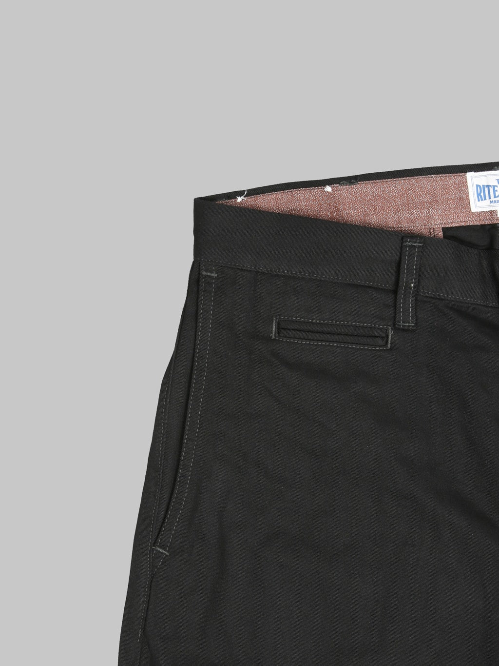 The Rite Stuff Oilman 7.7oz Chino Twill Work Pants Black