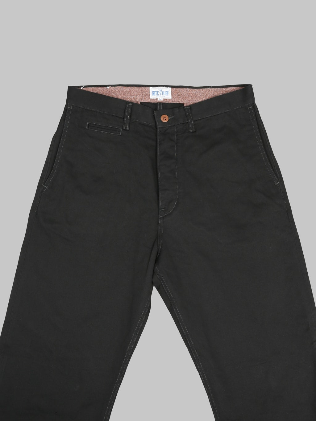 The Rite Stuff Oilman 7.7oz Chino Twill Work Pants Black