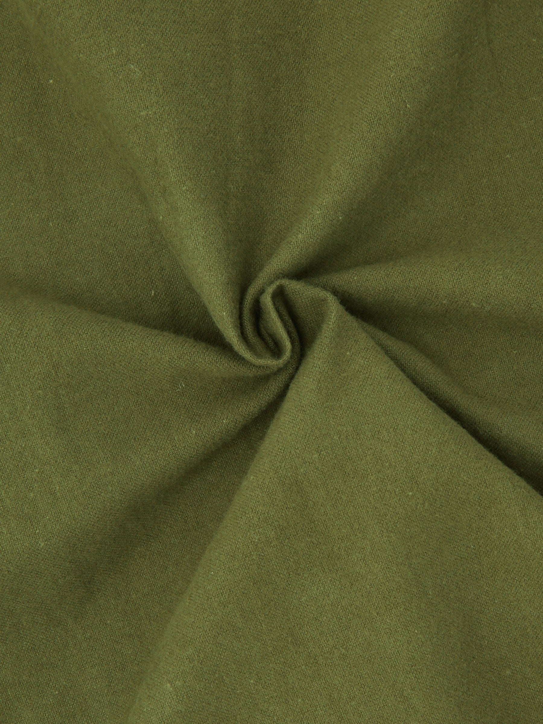 The Rite Stuff Uncle Sam Brushed Chamois Flannel Cigarette Pocket Work Shirt Olive Drab