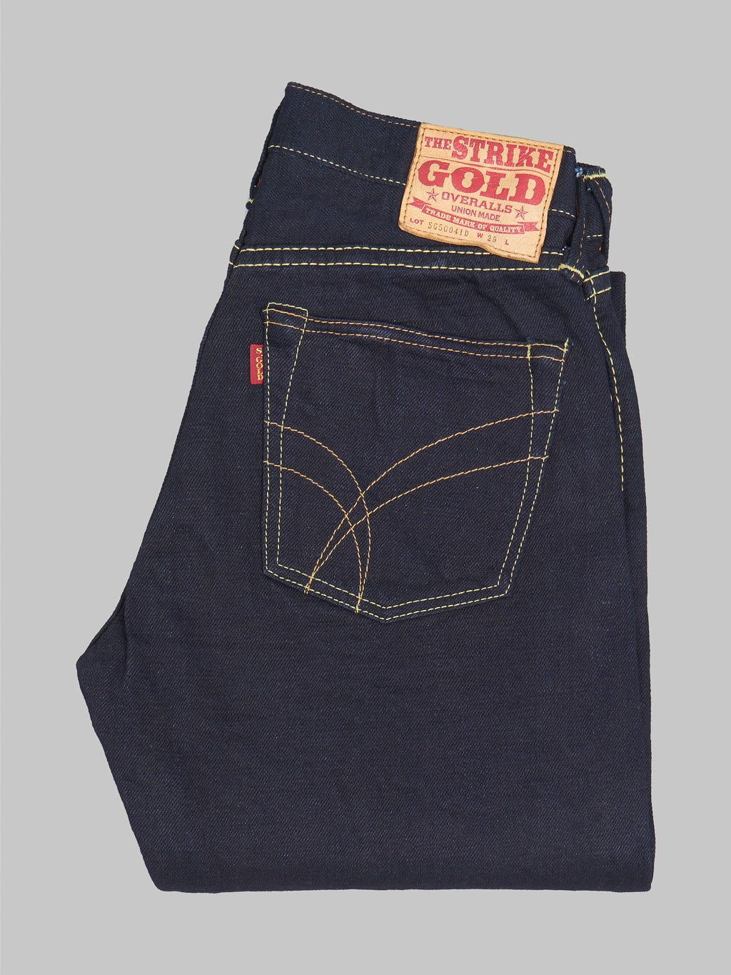 The Strike Gold 5004ID double indigo straight tapered selvedge jeans