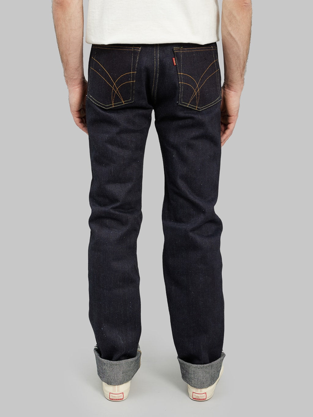 The Strike Gold Extra Heavyweight regular straight jeans back view